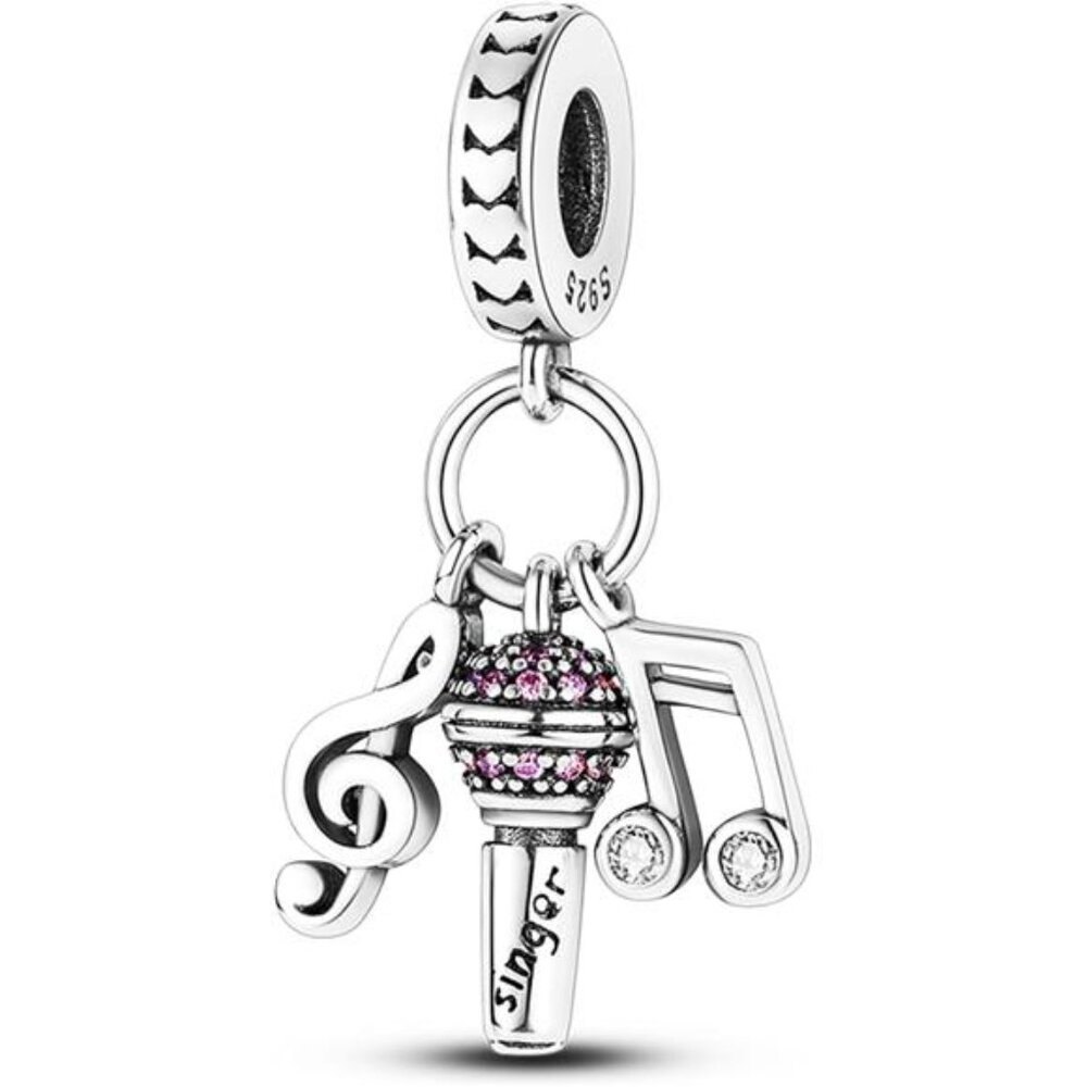 925 Sterling Silver Charms Beads for Bracelets Necklaces Travel Heart Graduation